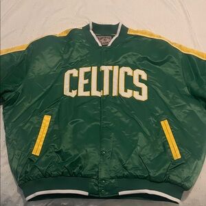 NBA Green Jacket with Yellow Accents